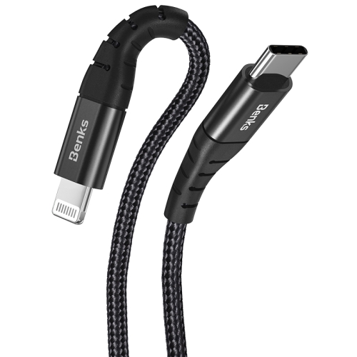 

Benks M11 3A 8 Pin PD MFI Fast Charging Cable, Length: 1.2m