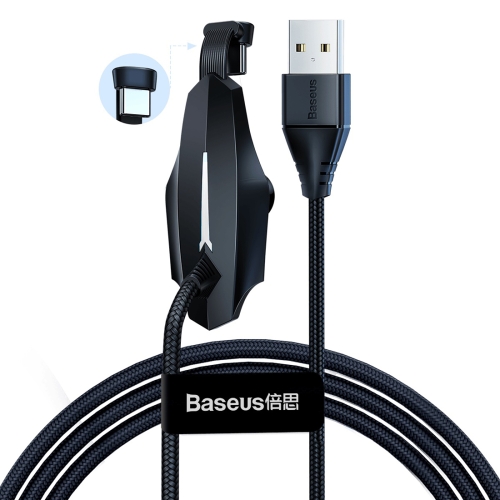 

Baseus 3A Type-C / USB-C Stylish Colorful Sucker Charging Cable, Length: 1.2m (Black)