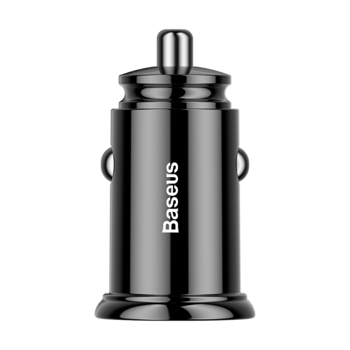 

Baseus 30W Circle Shape USB + Type-C / USB-C PPS Plastic Car Charger (Black)