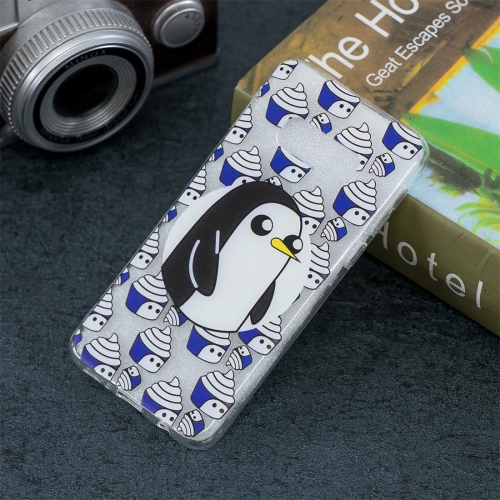 

Penguin Pattern Transparent TPU Protective Case for Galaxy S10e