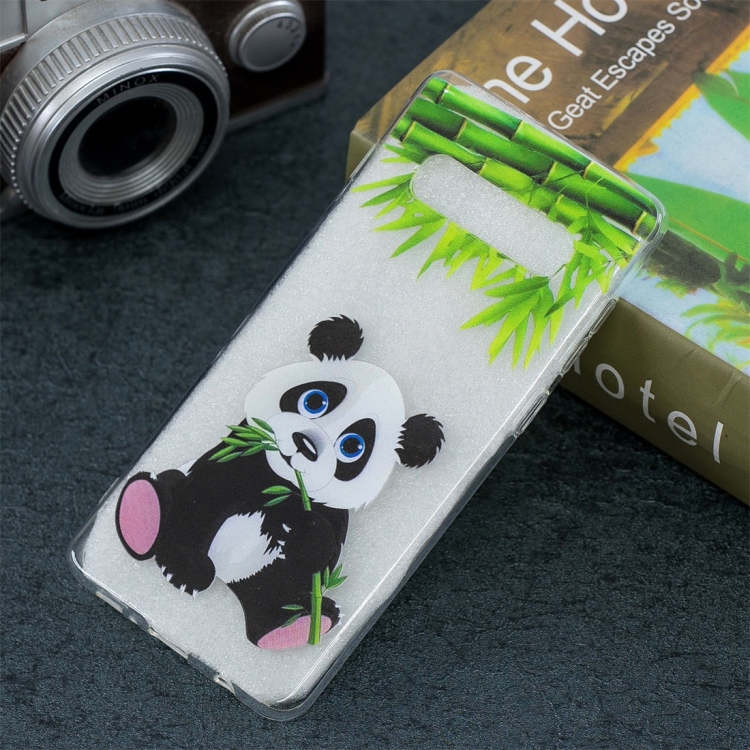 

Panda Pattern Transparent TPU Protective Case for Galaxy S10 Plus