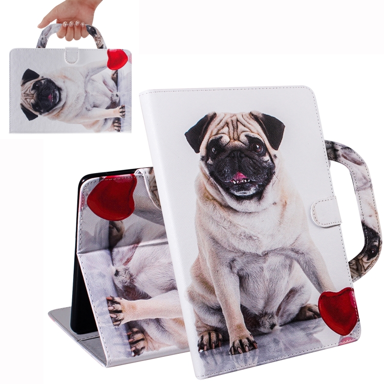 

Dog Pattern Horizontal Flip Leather Case for Galaxy Tab A 10.1 (2019) T510 / T515, with Holder & Card Slot & Wallet