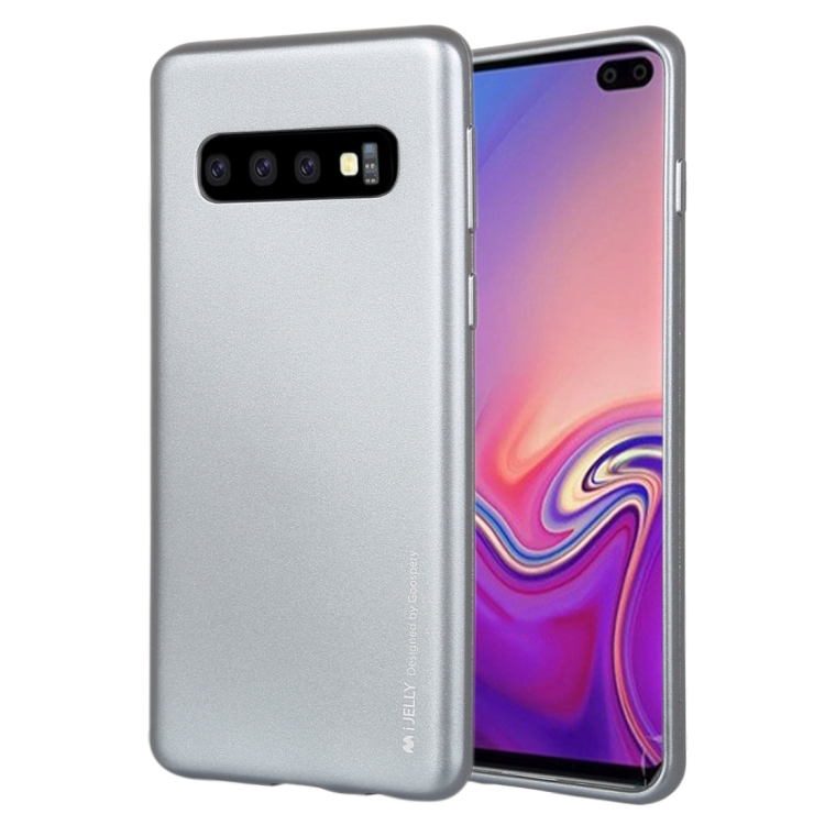 

GOOSPERY I JELLY METAL TPU Case for Galaxy S10 (Grey)