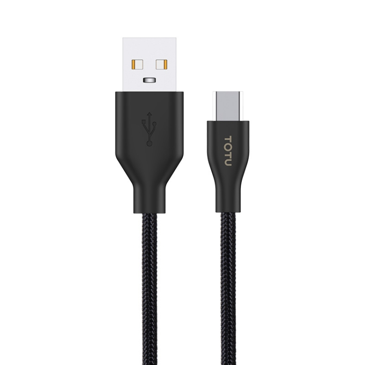 

TOTUDESIGN BMA-025 Wing Series 2.4A Micro USB Weaving Charging Cable, Length: 1m (Black)