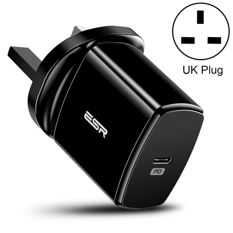

ESR 18W 1PD Plug Travel Wall Charger Adapter, UK Plug