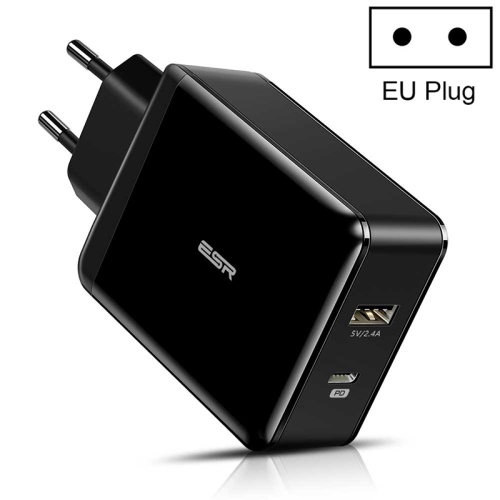 

ESR 1PD+1USB 30W Plug Travel Wall Charger Adapter(EU Plug)