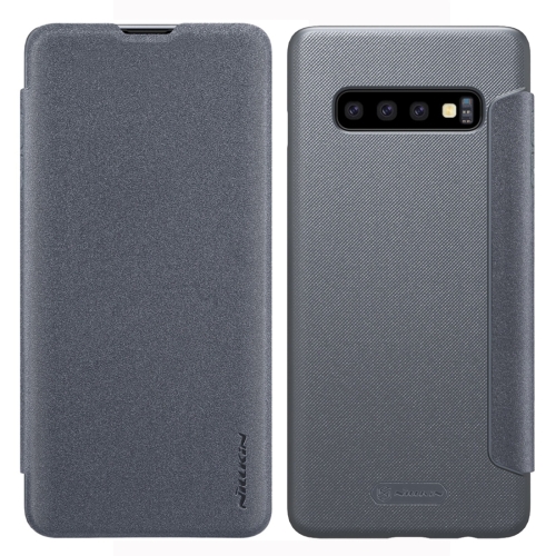 

NILLKIN Frosted Texture Horizontal Flip Leather Case for Galaxy S10 (Grey)