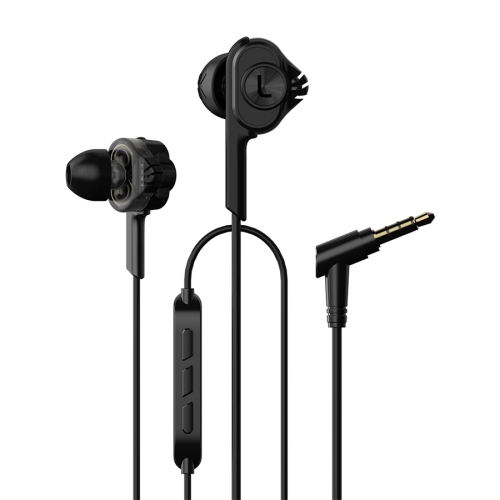 

UiiSii T6 Universal Dual Dynamic Drivers HIFI In-Ear Wired Earphone(Black)