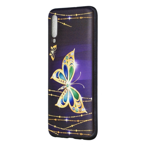 

Embossed Painted Big Butterfly Pattern TPU Case for Galaxy A70