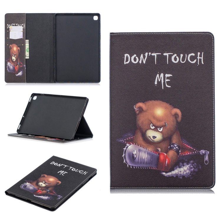 

Colored Drawing Bear Pattern Horizontal Flip Leather Case for Galaxy Tab S5e 10.5 T720 / T725, with Holder & Card Slots & Wallet