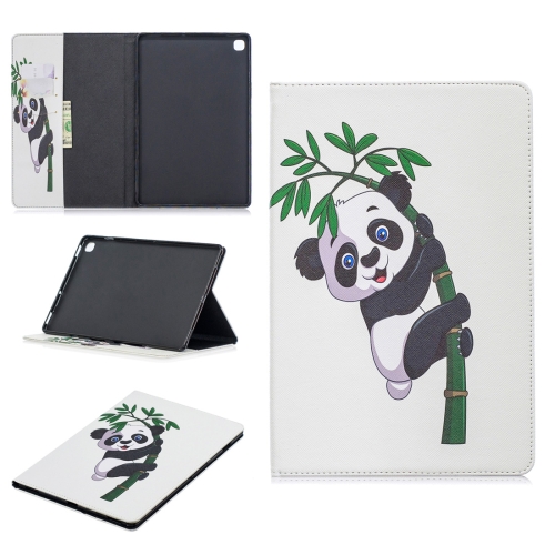 

Colored Drawing Panda and Bamboo Pattern Horizontal Flip Leather Case for Galaxy Tab S5e 10.5 T720 / T725, with Holder & Card Slots & Wallet