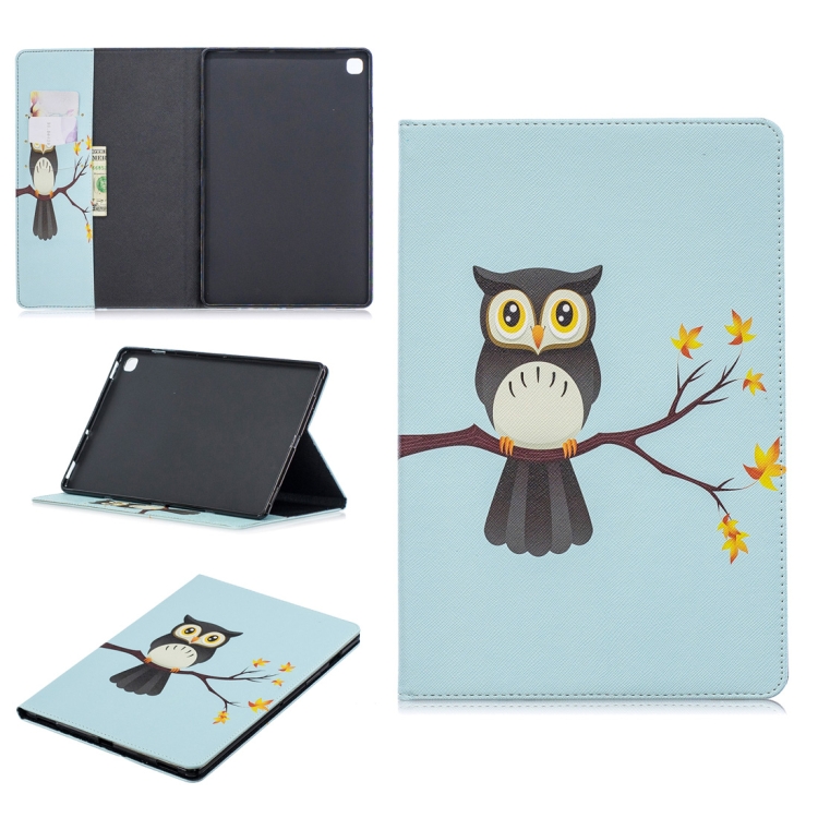 

Colored Drawing Eagle on The Tree Pattern Horizontal Flip Leather Case for Galaxy Tab S5e 10.5 T720 / T725, with Holder & Card Slots & Wallet