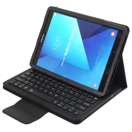 

SA860 For Galaxy Tab S6 10.5 inch T860 / T865 Litchi Texture Detachable Bluetooth Keyboard Leather Case with Stand Function (Black)