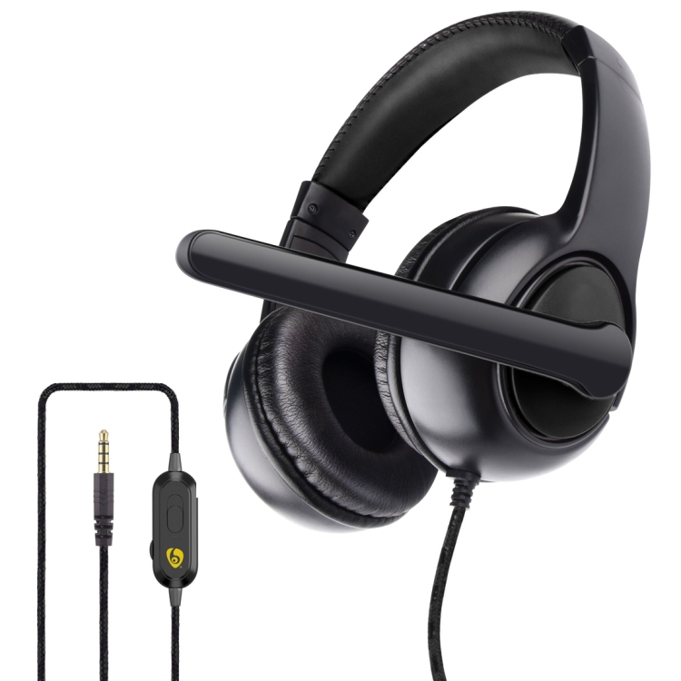 

OVLENG OV-P9 360 Degrees Surround Stereo Sound Gaming Headset with Rotating Micphone & Volume Control Cable(Black)