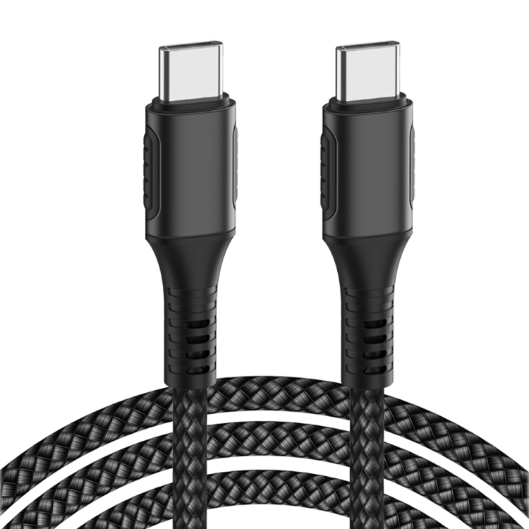 

WIWU F20 PD 100W Type-C to Type-C Fast Charging Cable, Length : 2m (Black)