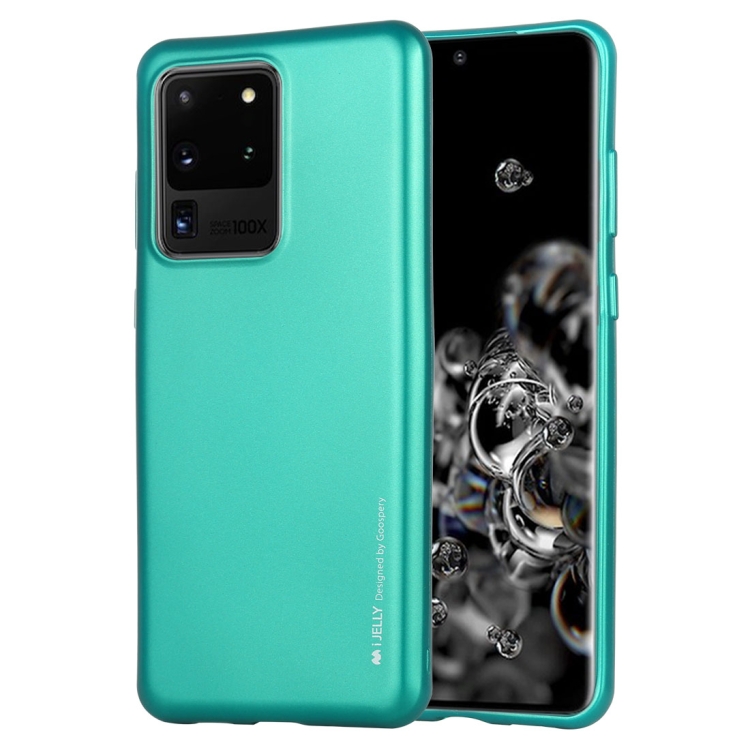 

GOOSPERY i-JELLY TPU Shockproof and Scratch Case for Galaxy S20 Ultra (Green)