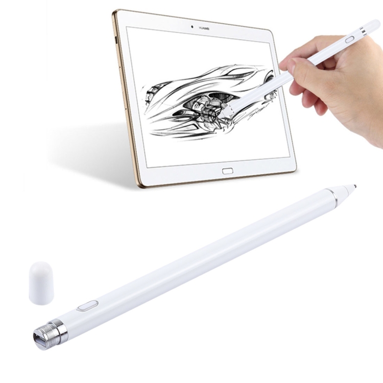 Long Universal Rechargeable Capacitive Touch Screen Stylus Pen with 2.3mm Superfine Metal Nib, For iPhone, iPad, Samsung, and Other Capacitive Touch Screen Smartphones or Tablet PC(White)
Long Universal Rechargeable Capacitive Touch Screen Stylus Pen with 2.3mm Superfine Metal Nib, For iPhone, iPad, Samsung, and Other Capacitive Touch Screen Smartphones or Tablet PC(White)