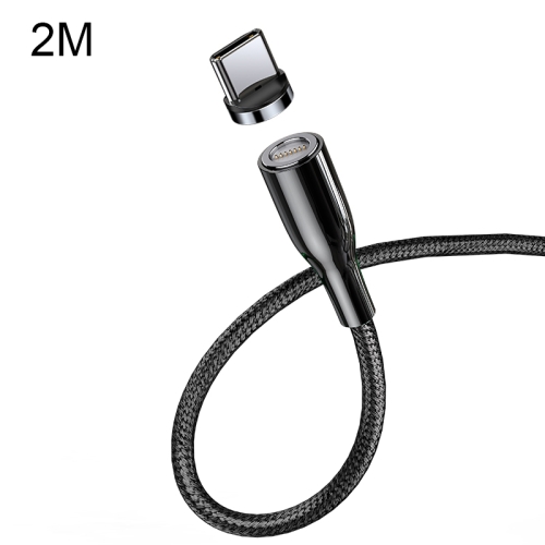 

CAFELE Zhen Magnetic Series USB-C / Type-C Round Head Magnetic Suction Fast Charging Data Cable Line Length: 1.2m(Black)