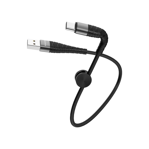 

Borofone BX32 0.25m 5A Max Output Munificent USB to Type-C / USB-C Data Sync Charging Cable(Black)