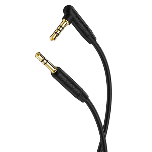 

Borofone BL5 Elbow Design AUX Audio Cable with Mic, Length: 1m(Black)