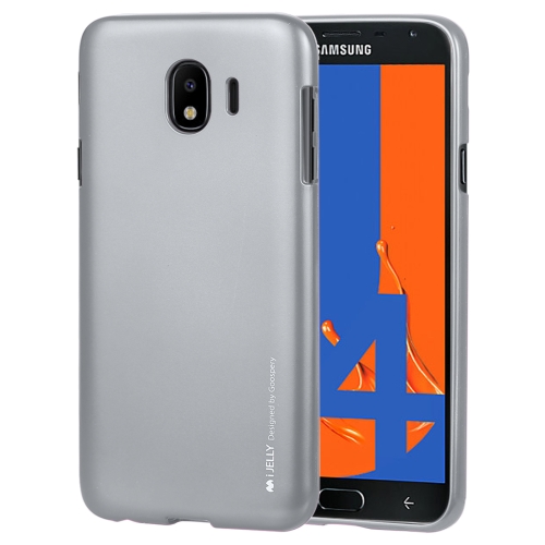 

MERCURY GOOSPERY I JELLY METAL TPU Case for Galaxy J4 (2018) (Grey)