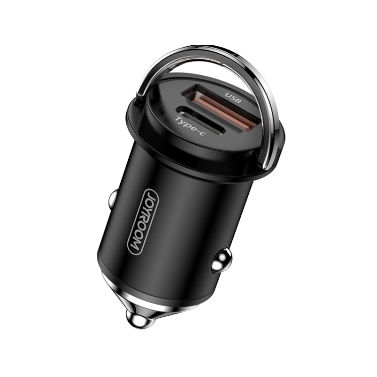 

JOYROOM JR-C11 PPS Series 45W Daul USB + Type-C Port Smart Car Charger (Black)