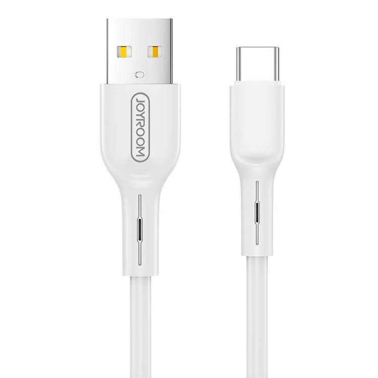 

JOYROOM S-M357S Colorful Series 2A USB-C / Type-C to USB PVC Data Cable, Length: 1m(White)
