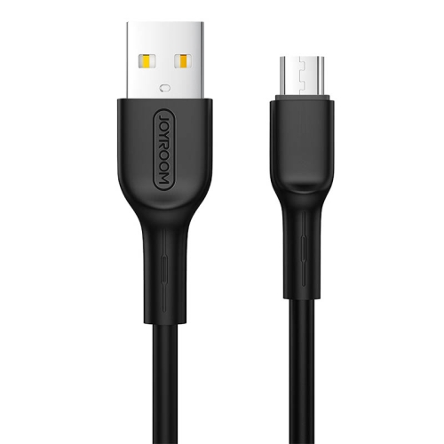 

JOYROOM S-M357S Colorful Series 2A Micro USB to USB PVC Data Cable, Length: 1m(Black)