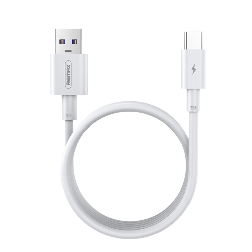 

REMAX RC-135A 1m 5A USB to USB-C / Type-C 22.5W PD Fast Charging Data Cable (White)