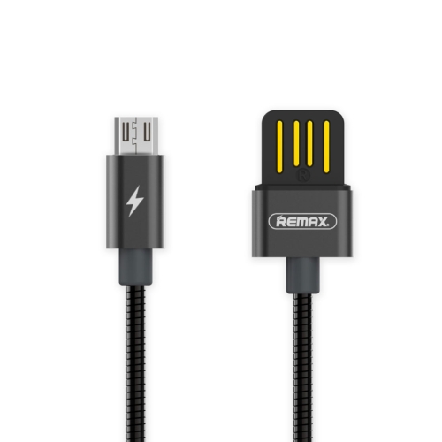 

REMAX RC-080m 1m USB to Micro USB Data Sync Charging Cable, For Samsung / Huawei / Xiaomi / Meizu / LG/ Sony / HTC and other smart phones(Black)