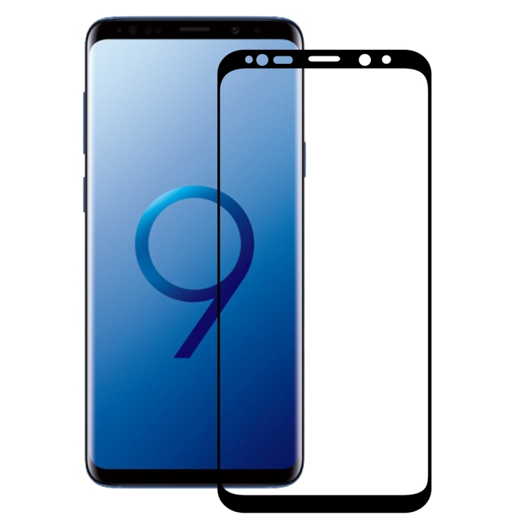 

Ultrathin Colorized Silk-screen TPU Full Screen Protector Film for Galaxy S9(Black)