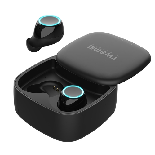 

V5 Bluetooth Earphone TWS Wireless Headset Bluetooth 5.0 Handsfree Sport Earphones with Charging Box (Black)