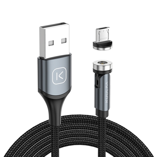 

KUULAA KL-O135 1m USB to Micro USB 540 Degree Single Point Rotating Magnetic Charging Cable (Black)