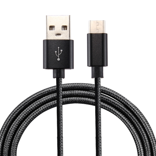 

Knit Texture USB to USB-C / Type-C Data Sync Charging Cable, Cable Length: 50cm, For Galaxy S8 & S8 + / LG G6 / Huawei P10 & P10 Plus / Oneplus 5 / Xiaomi Mi6 & Max 2 /and other Smartphones(Black)