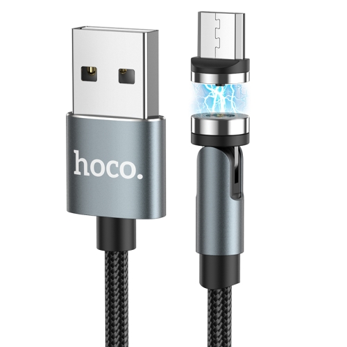 

hoco U94 2.4A USB to Micro USB Universal Rotating Magnetic Charging Cable, Cable Length: 1.2m