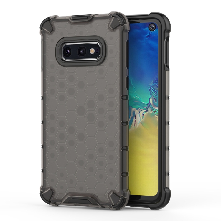 

Shockproof Honeycomb PC + TPU Case for Galaxy S10e (Black)