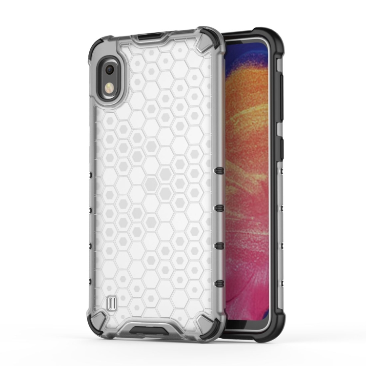 

Shockproof Honeycomb PC + TPU Case for Galaxy A10 (Grey)