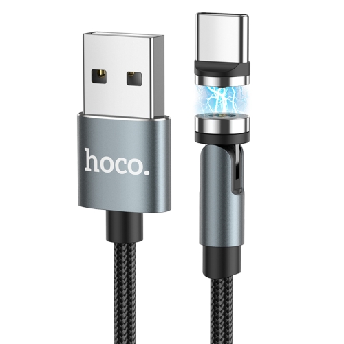 

hoco U94 2.4A USB to USB-C / Type-C Universal Rotating Magnetic Charging Cable, Cable Length: 1.2m