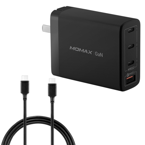 

MOMAX 100W 4-Port GaN PD Fast Charging Charger Kit (Black)