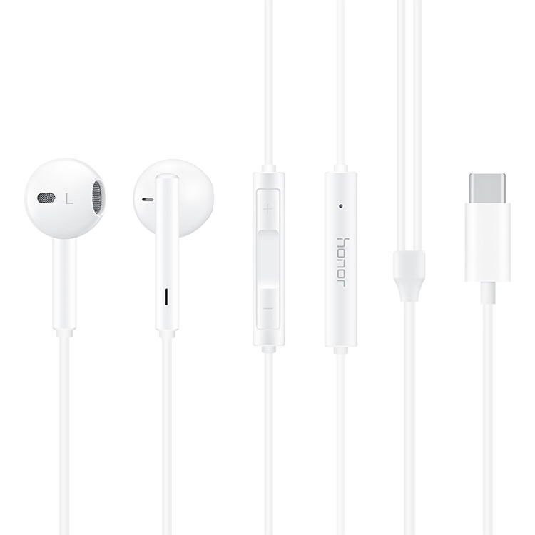 

Original Honor AM33 USB-C / Type-C Classic Noise Reduction In-ear Wired Earphone, Support Wire Control & Call
