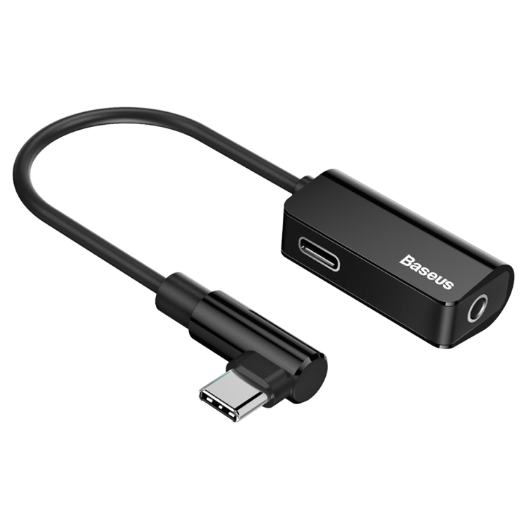 

Baseus Type-C to Type-C & 3.5mm Jack Audio Converte, For Galaxy, HTC, Google, LG, Sony, Huawei, Xiaomi, Lenovo and Other Android Phone(Black)