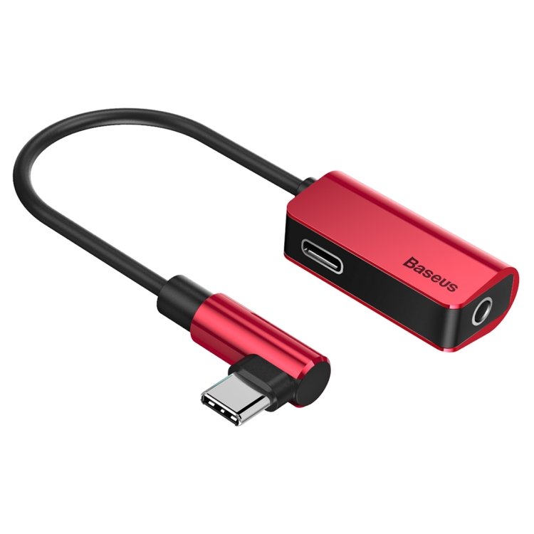 

Baseus Type-C to Type-C & 3.5mm Jack Audio Converter, For Galaxy, HTC, Google, LG, Sony, Huawei, Xiaomi, Lenovo and Other Android Phone(Red)