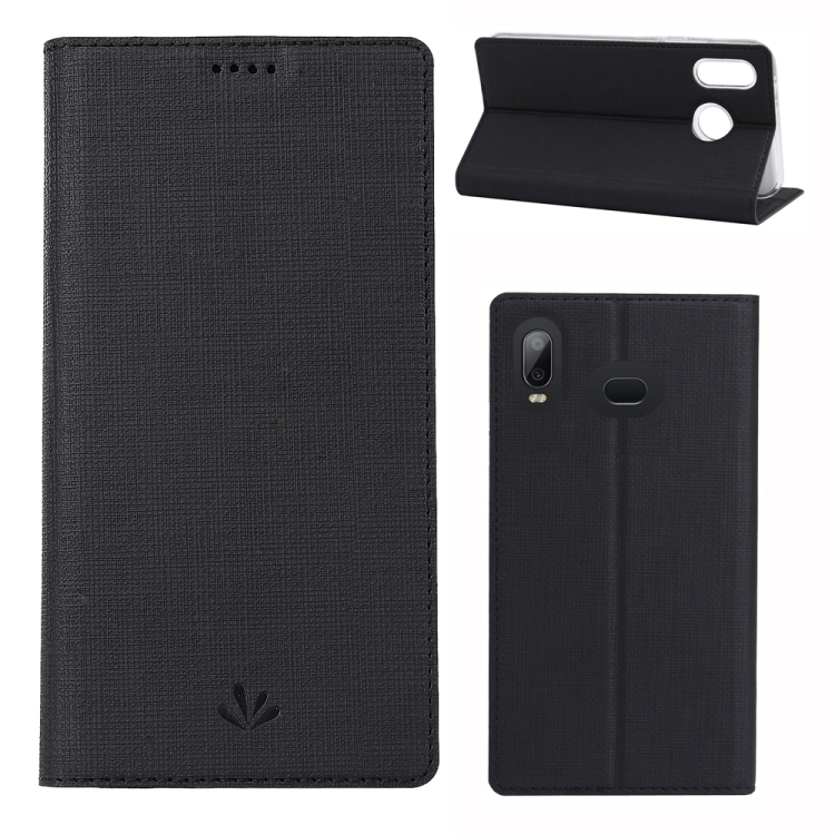 

ViLi DMX Multifunctional Horizontal Flip Leather Case for Galaxy A6s, with Card Slot & Holder (Black)