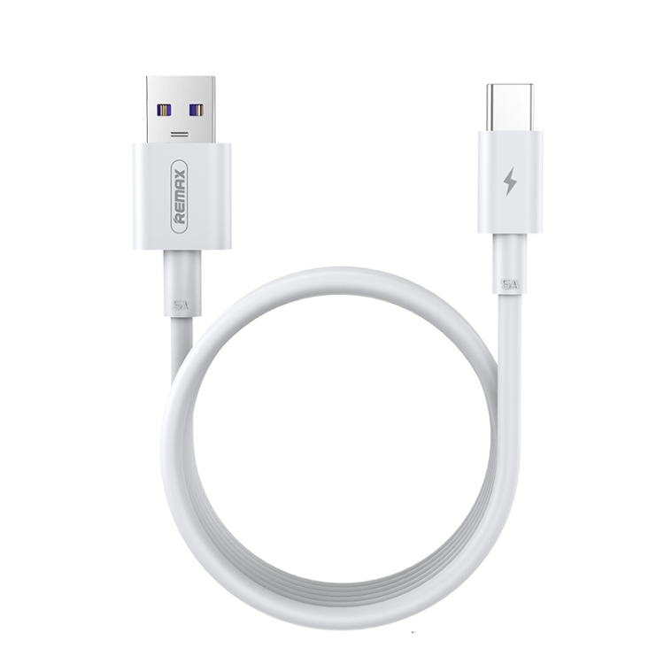 

REMAX Marlik Series RC-175a 22.5W 5A USB to USB-C / Type-C Interface Fully Compatible Fast Charging Data Cable, Cable Length: 1m(White)