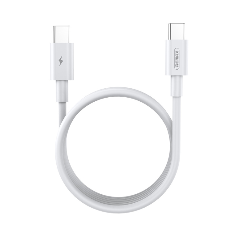 

REMAX Marlik Series RC-175c PD 100W USB-C / Type-C to USB-C / Type-C Interface Fast Charging Data Cable, Cable Length: 1m (White)