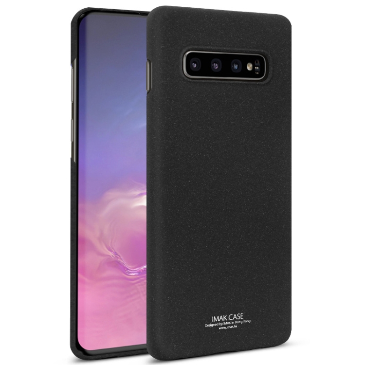 

IMAK Matte Touch Cowboy PC Case for Galaxy S10 (Black)