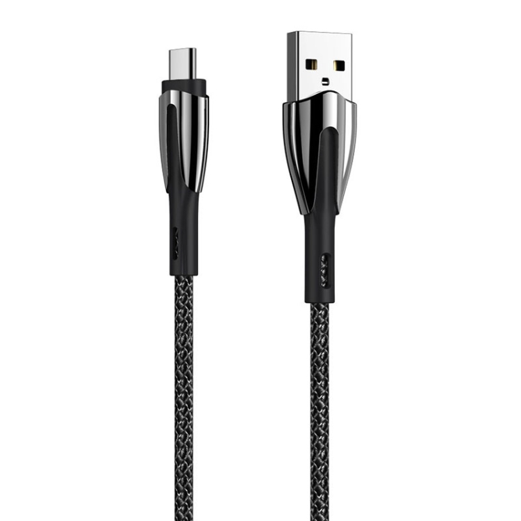 

REMAX RC-162a Armor Series 3A USB to USB-C / Type-C Charging Cable, Cable Length: 1m(Black)