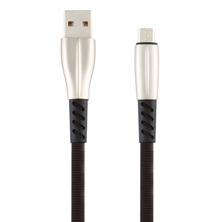 

3A USB to Micro USB Shark Data Cable, Cable Length: 1m(Black)