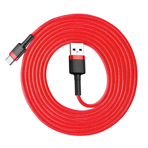 

Baseus 2m 2A Max USB to USB-C / Type-C Data Sync Charge Cable, For Samsung Galaxy S8 & S8 + / LG G6 / Huawei P10 & P10 Plus / Xiaomi Mi 6 & Max 2 and other Smartphones(Red+Red)