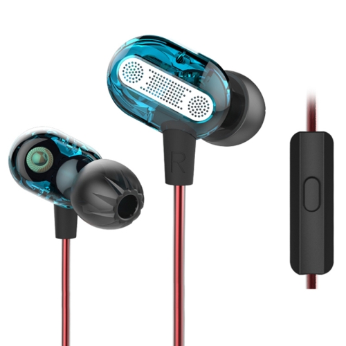 

KZ ZSE 3.5mm Plug PC Resin Material In-Ear Style Wire Control Earphone, Cable Length: 1.2m (Blue)